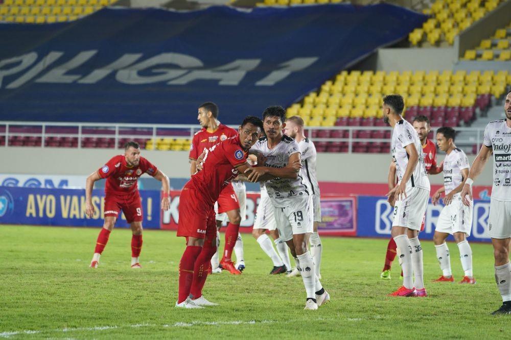 Persija kembali kalah dalam pertandingan Liga 1 saatb berhadapan dengan Bali United pada Kamis (25/11/2021). (Dok. Persija).