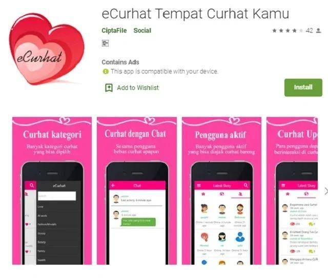 eCurhat (dok. CiptaFile)