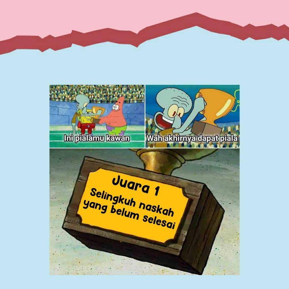 meme penulis novel (instagram.com/kimnurand)