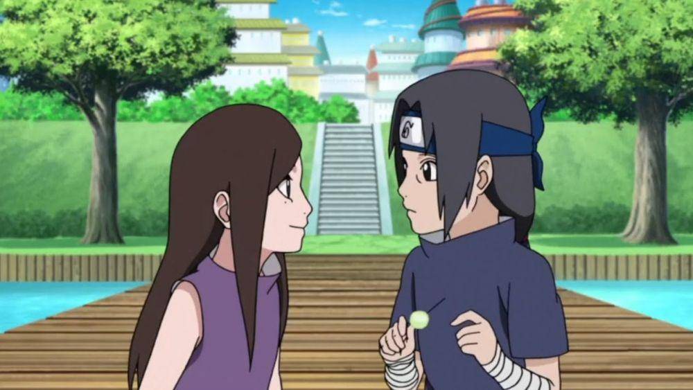 ilustrasi karakter Itachi Uchiha dan Izumi Uchiha (dok. Pierrot/Naruto: Shippuden)