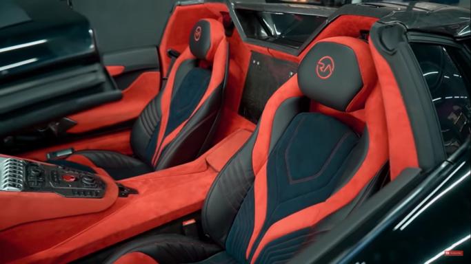 tampilan interior Lamborghini Raffi Ahmad (youtube.com/Hardy Classic Car Interior)