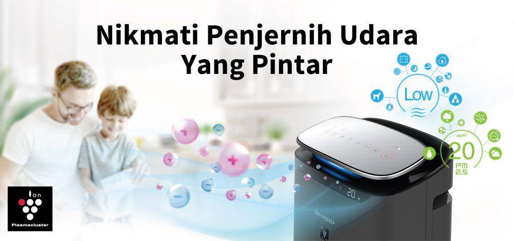 air purifier dengan plasmacluster SHARP (dok. SHARP Indonesia)