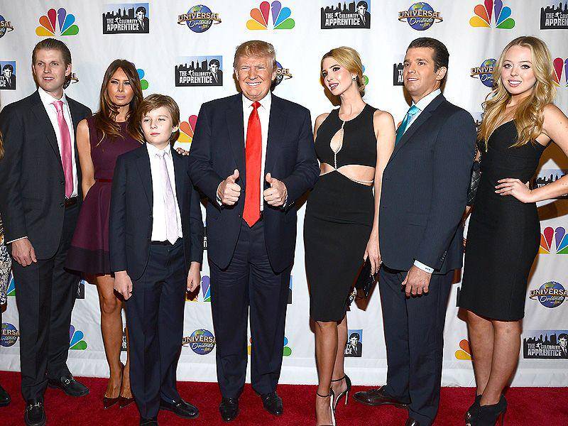 Donald Trump berserta keluarganya (ZUMA WIRE via people.com)