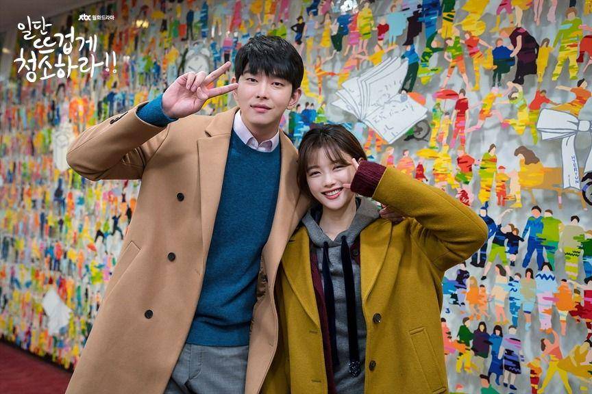 Kim Yoo Jung dan Yoon Kyun Sang (dok. JTBC/Clean with Passion for Now)