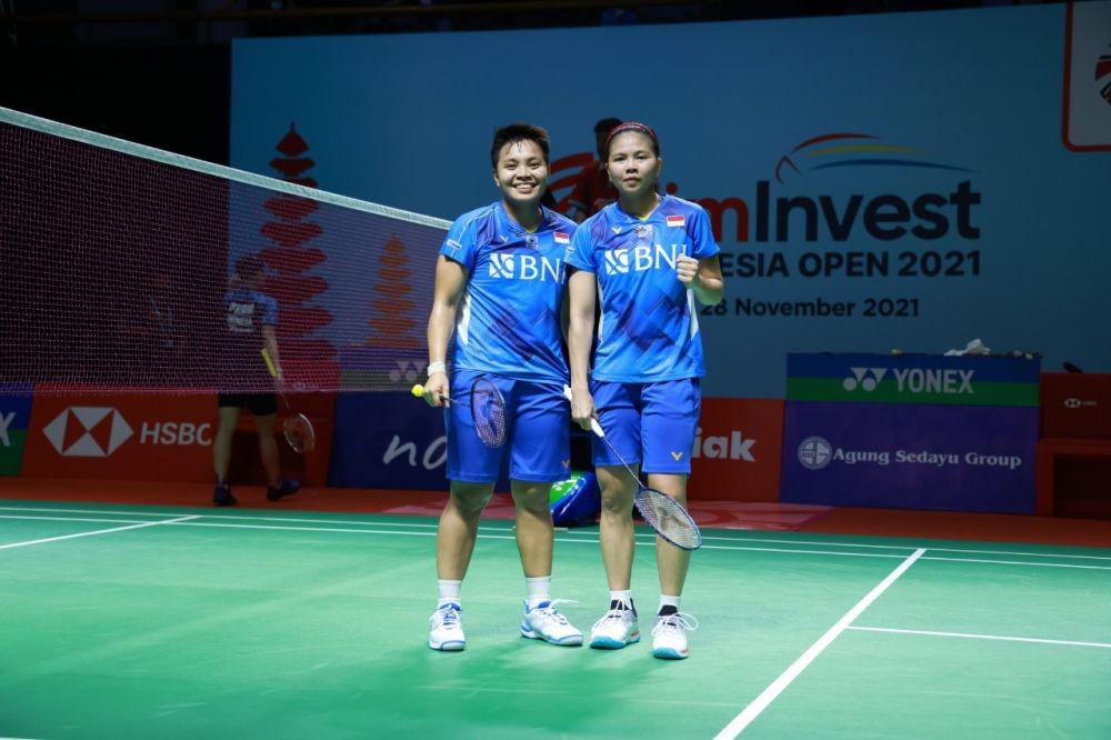 Greysia/Apriyani Tembus Semifinal Indonesia Open 2021