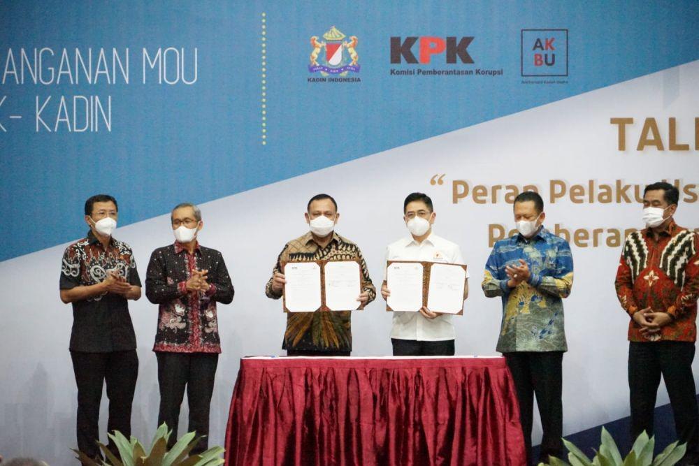 Cegah Korupsi di Sektor Bisnis, KADIN dan KPK Jalin Kerja Sama