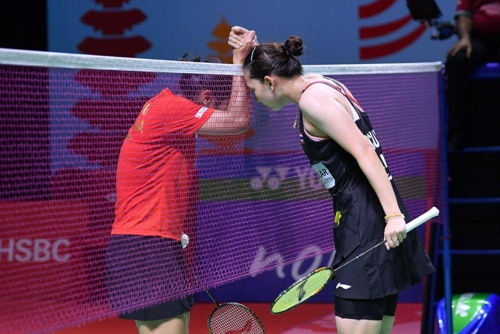 Tunggal putri Thailand, Pornpawee Chochuwong di Indonesia Open 2021. (dok. Humas PP PBSI Indonesia)