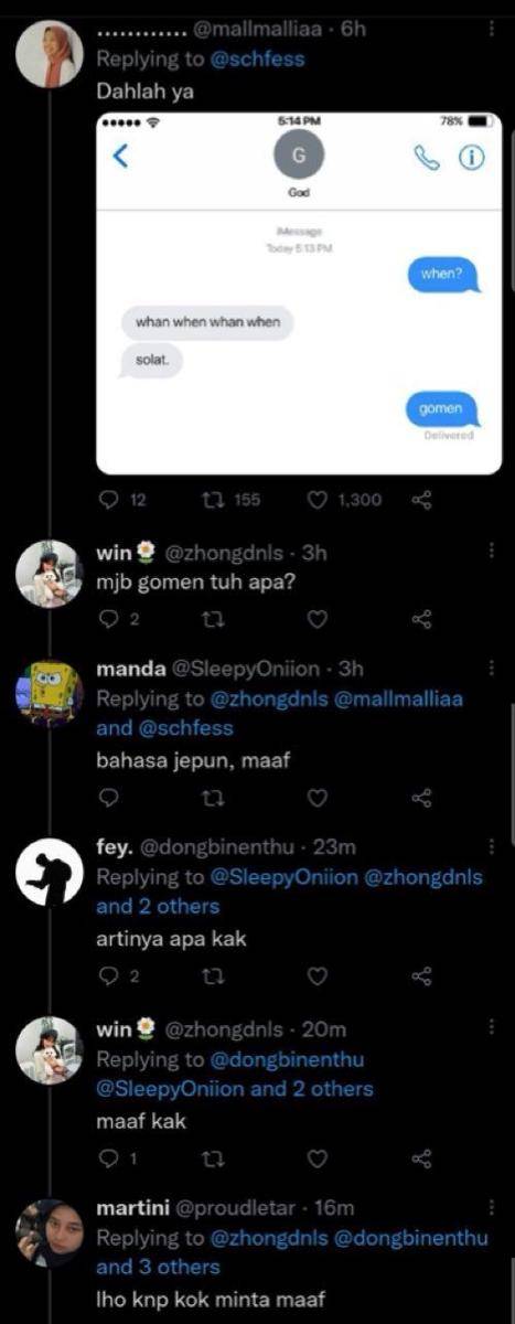 saling balas komentar kocak (twitter.com/indostruggles)