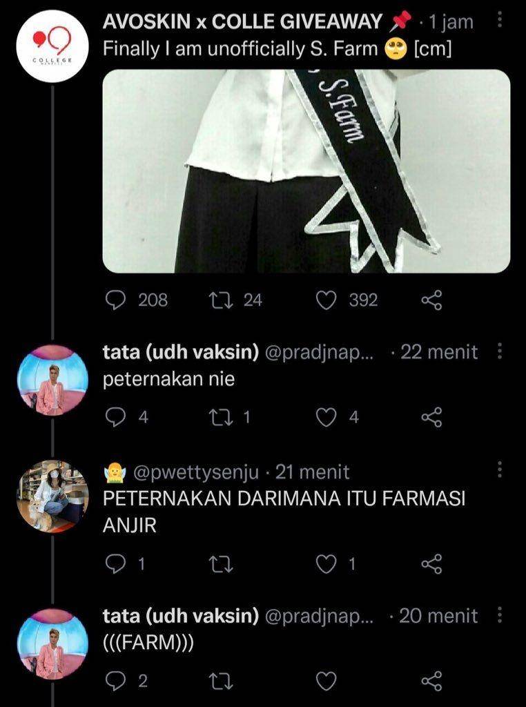 saling balas komentar kocak (twitter.com/indostruggles)