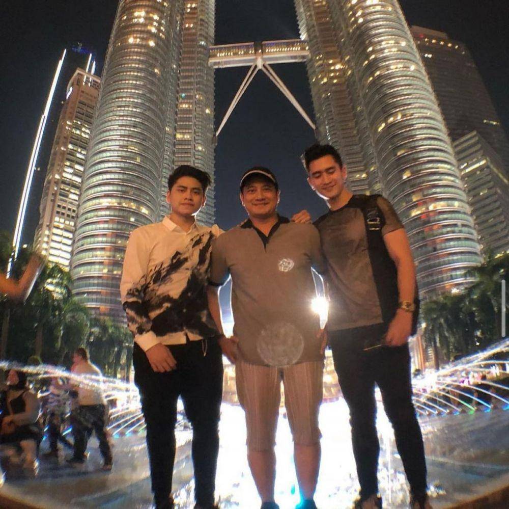 Verrell Bramasta, Athalla Naufal, dan sang ayah (Instagram.com/athallanufal7/)