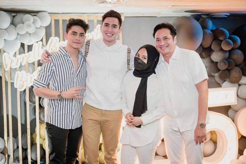 Verrell Bramasta, Athalla Naufal, dan sang ayah (Instagram.com/bramastavrl/)
