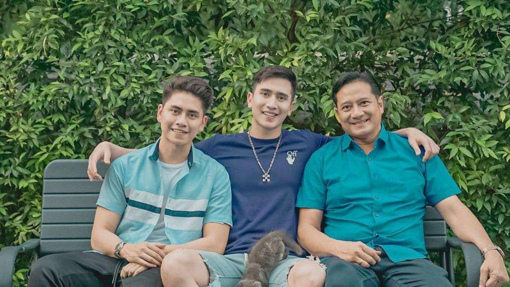 Verrell Bramasta, Athalla Naufal, dan sang ayah (Instagram.com/bramastavrl/)