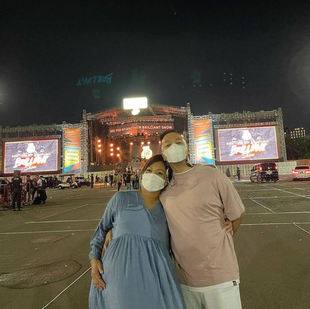potret kehamilan Nola B3 (instagram.com/riafinola)