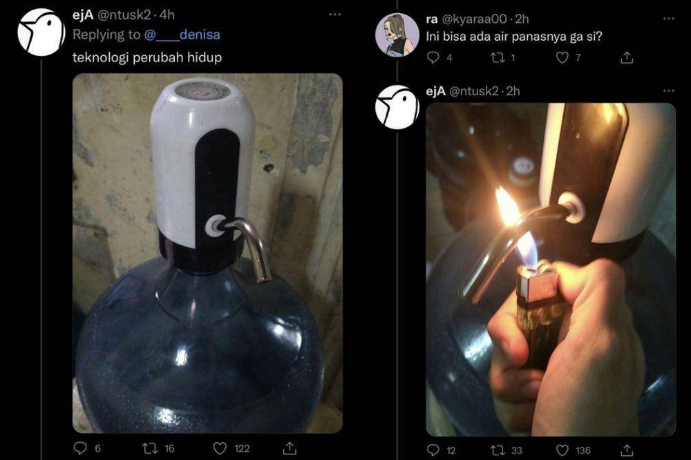 saling balas komentar kocak (twitter.com/indostruggles)