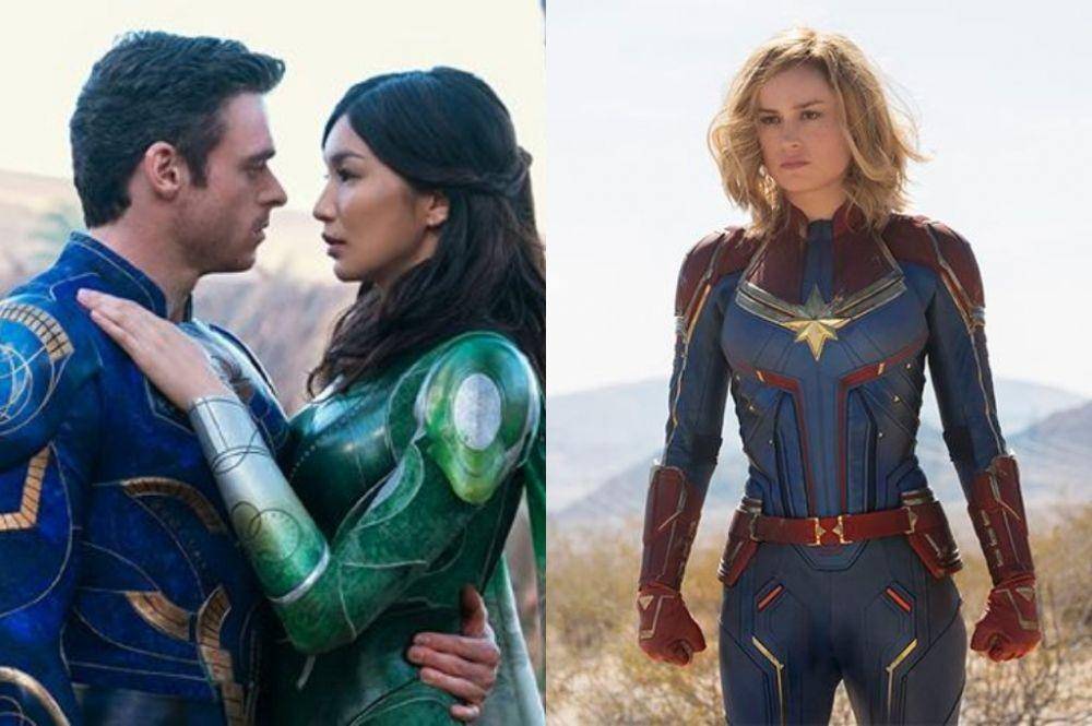 Eternals (2021) dan Captain Marvel (2019) (dok. Marvel Studios/Eternals/Captain Marvel)