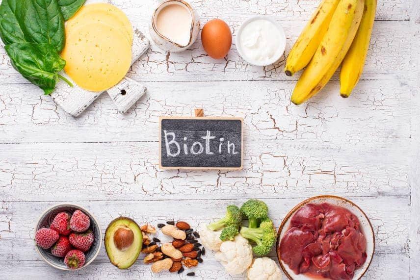 ilustrasi sumber makanan vitaminB7 atau biotin (biohairclinic.com)