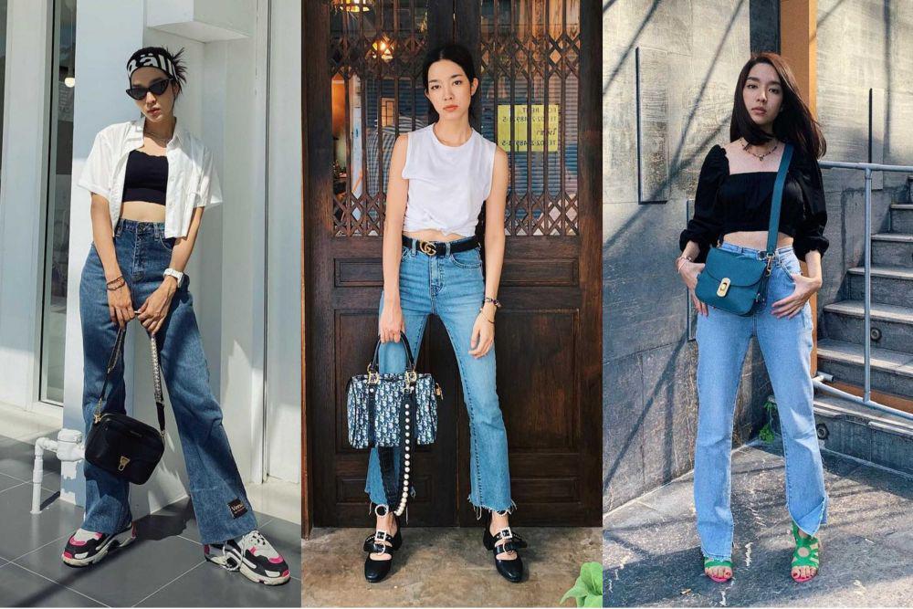 Celana jeans ala Mo Monchanok (instagram.com/momonchanok)