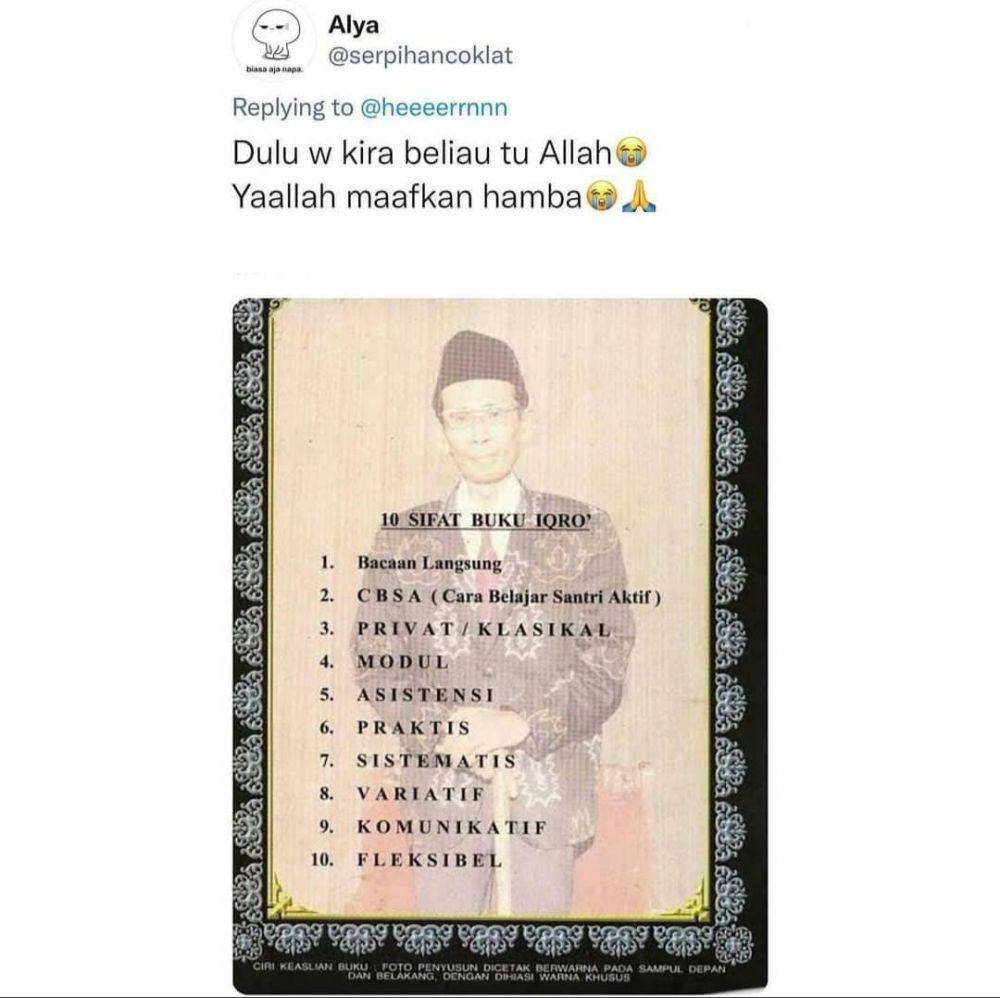 Perkiraan yang polos bikin ngakak. (instagram.com/twittersangpengagum)
