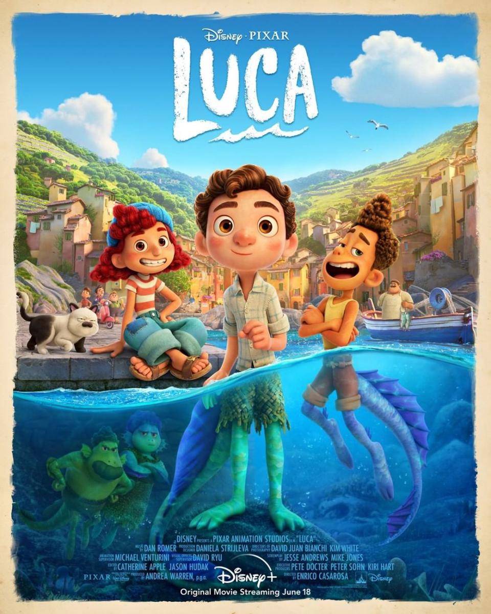 poster film Luca (instagram.com/pixarluca)