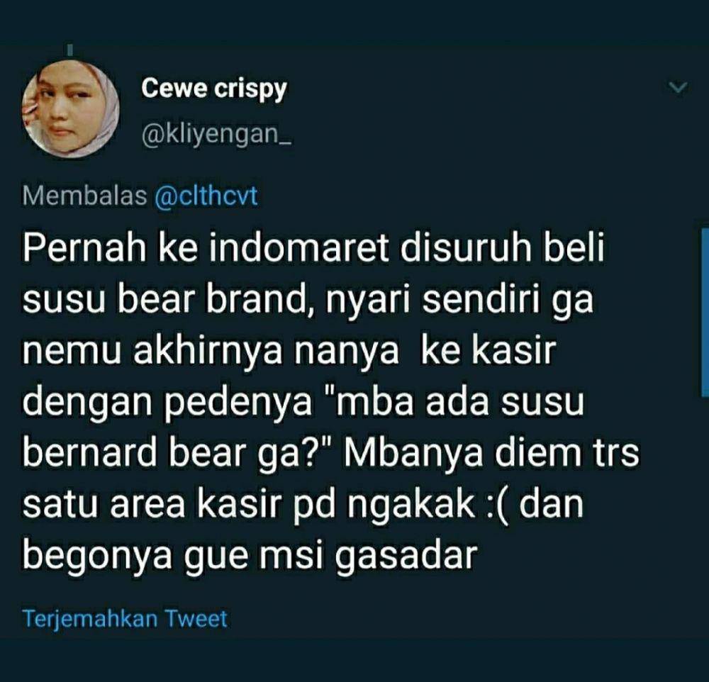 Kisah malu netizen bikin ngakak. (instagram.com/twitterreceh_bgt)