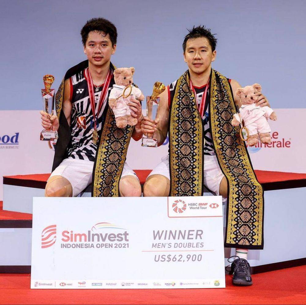 Marcus Fernaldi Gideon dan Kevin Sanjaya Sukamuljo (instagram.com/kevin_sanjaya)