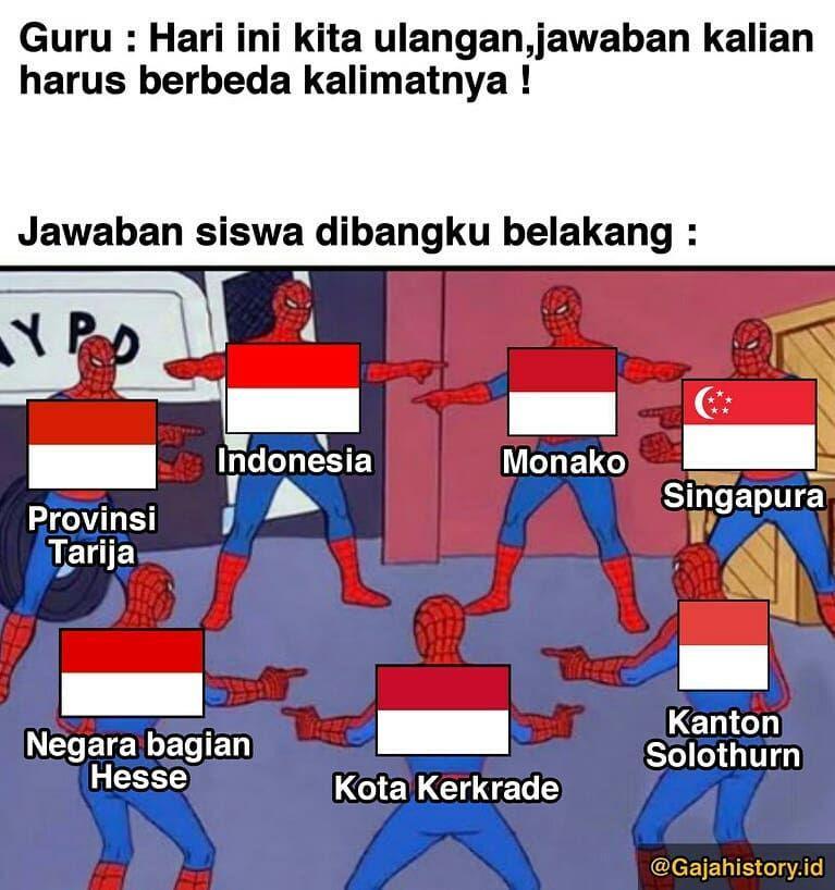 meme Spider-Man (instagram.com/gajahistory.id)