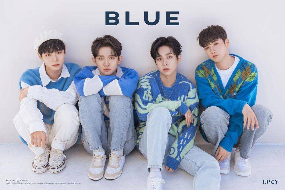 photo teaser mini album Lucy Band Blue (instagram.com/band_lucy)