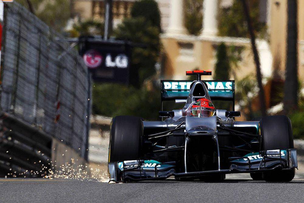 Michael Schumacher gagal finis pada GP Monaco 2012 (motorsport.com)