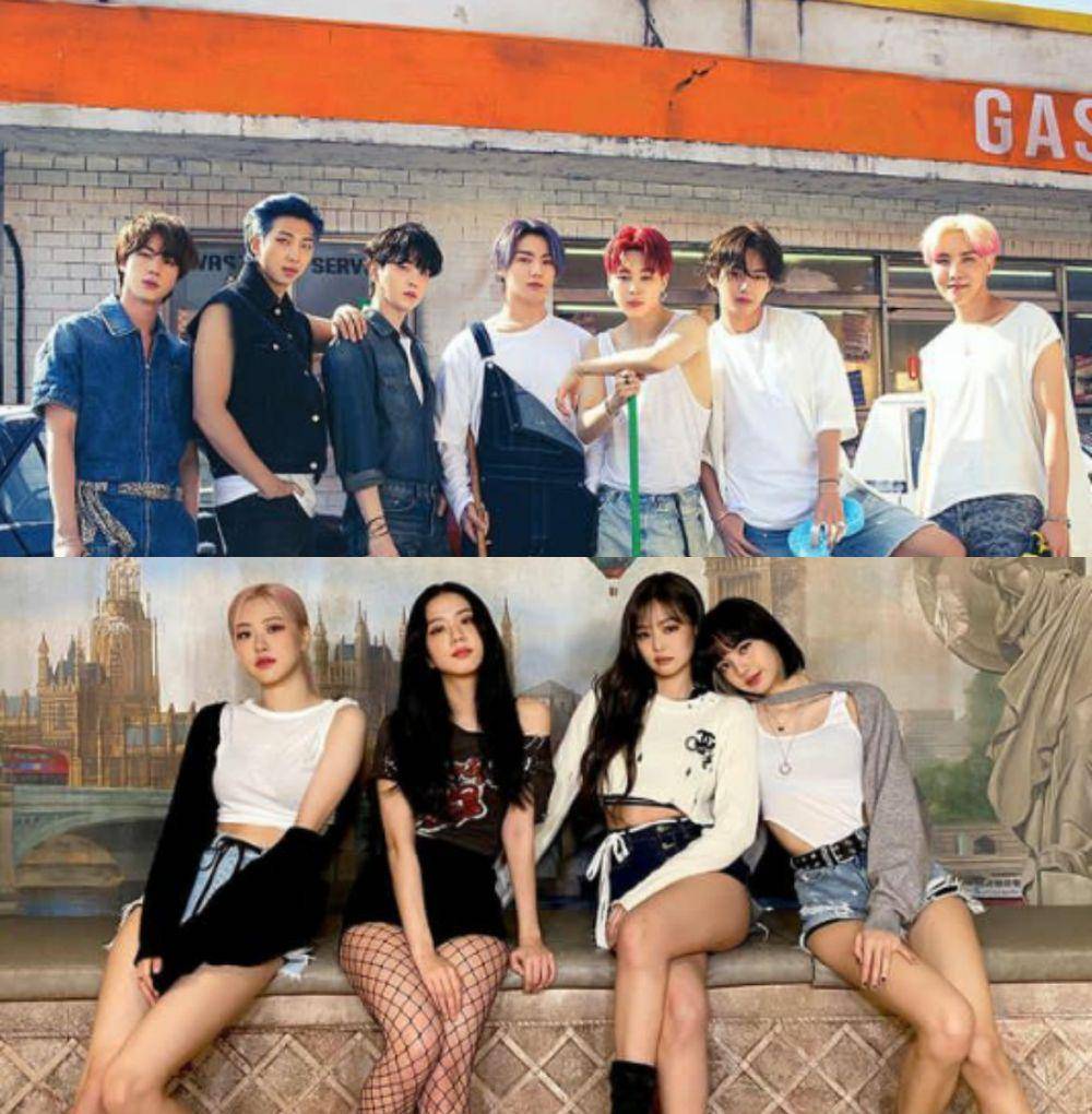 BTS dan BLACKPINK (instagram.com/bts.bighitofficial/ | instagram.com/blackpinkofficial/)