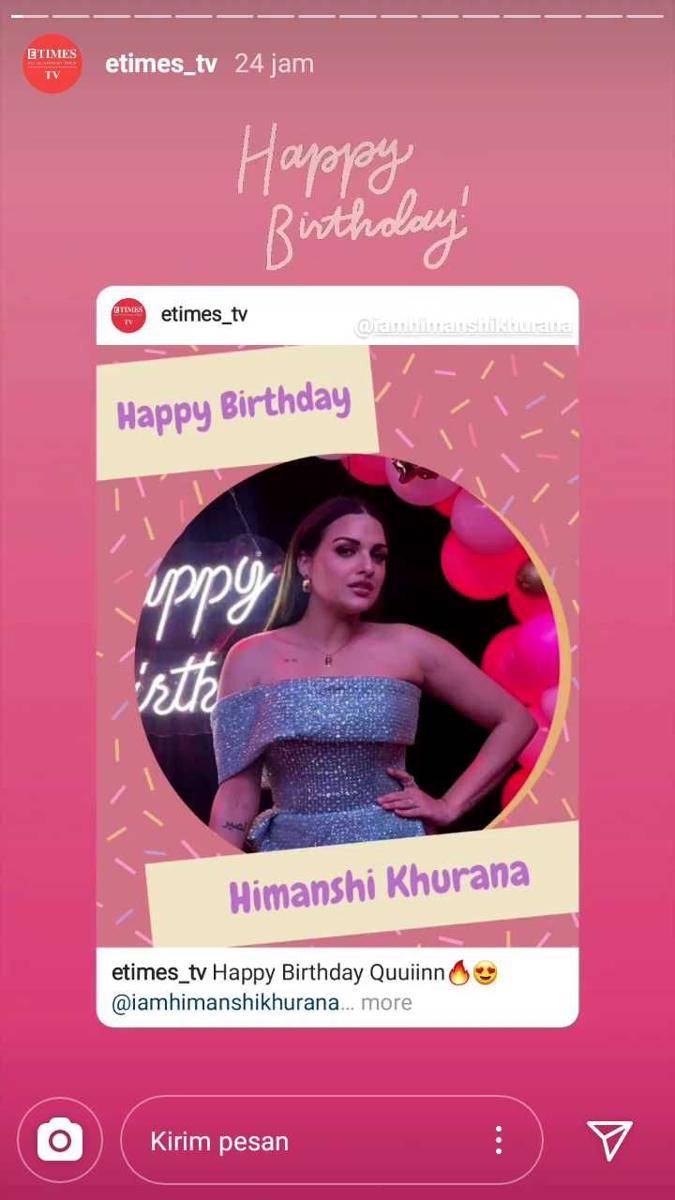 ultah Himanshi Khurana (instagram.com/etimes_tv)