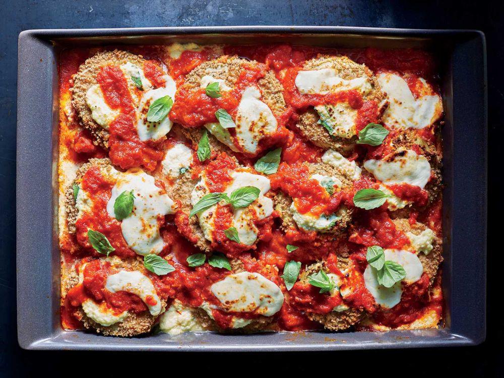 Eggplant parmesan (myrecipes.com)