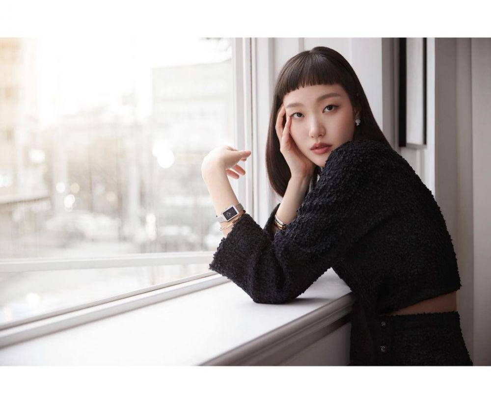 Kim Go Eun dengan gaya rambut berponi depan (instagram.com/ggonekim)