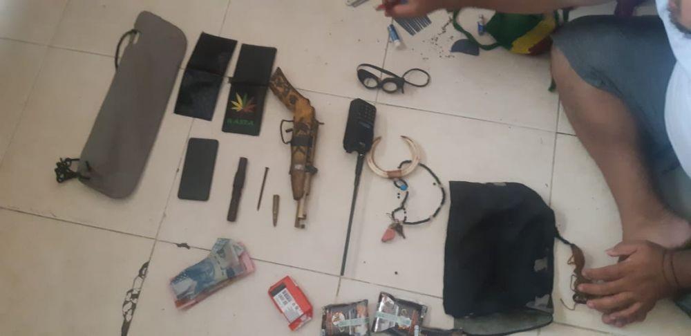 Barang bukti KKB) Kodap XVI Wilayah Yahukimo Demius Magayang alias Temius Magayang/dok Humas Polda