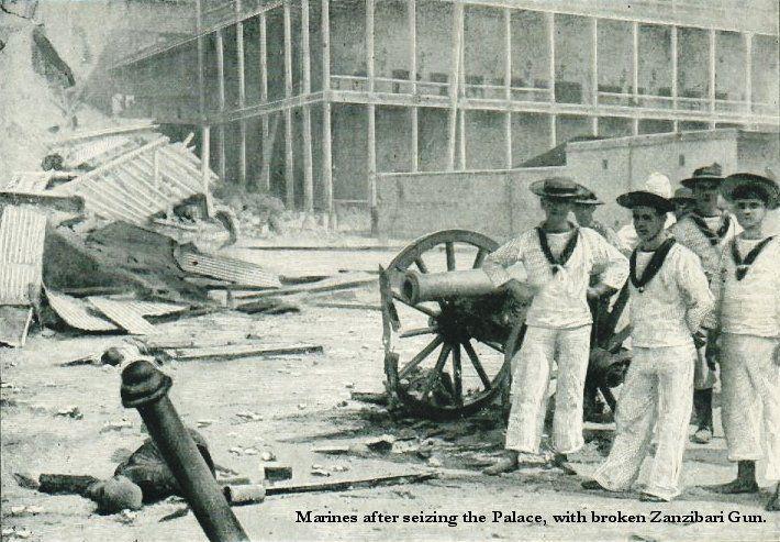 suasana Perang Anglo-Zanzibar (commons.wikimedia.org/Richard Dorsey Mohun)