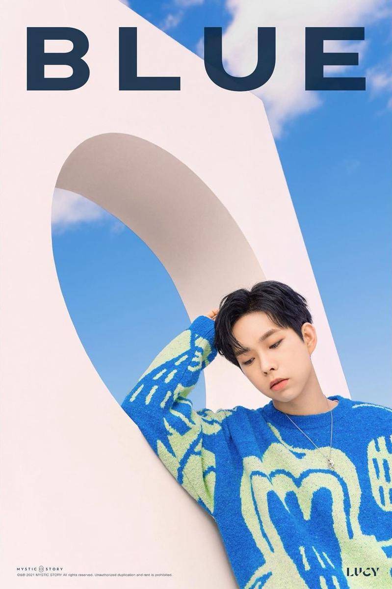 photo teaser mini album Lucy Band Blue (instagram.com/band_lucy)