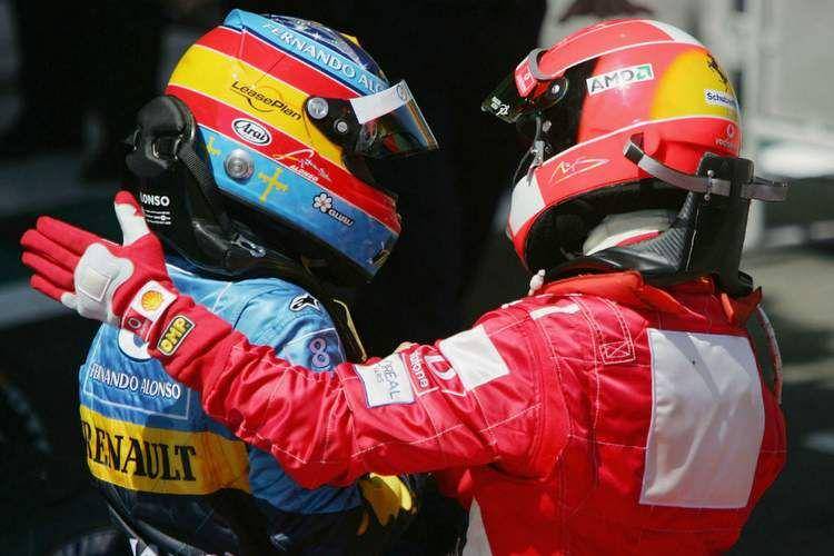 Fernando Alonso gagalkan Michael Schumacher raih gelar juara dunia kedelapan pada GP Jepang 2006 (grandprix247.com)