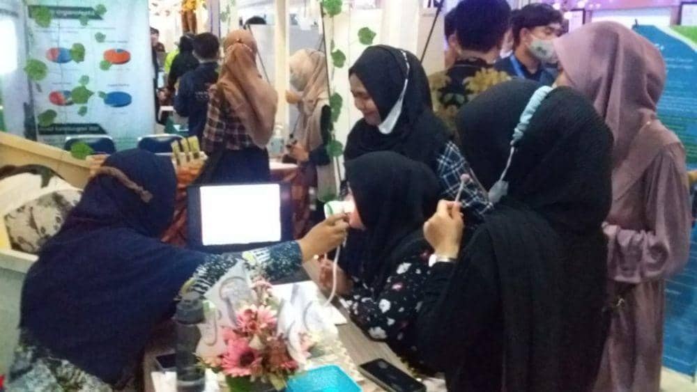 Anjungan Kontingen UIN RIL cabang lomba Karya Inovasi Produk Halal dan Ketahanan Pangan di kampus UIN Ar-Raniry Aceh. (IDN Times/Istimewa).