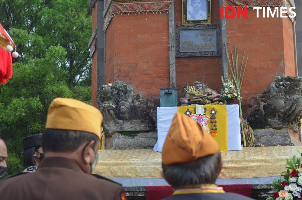Potret Peringatan 75 Tahun Perang Puputan Margarana di Tabanan