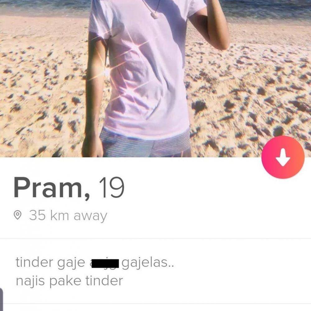 bio profil Tinder kocak (twitter.com/bertinder)