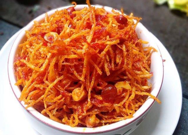 Resep Kering Kentang Ebi Pedas, Sensasi Krenyes Bikin Ketagihan