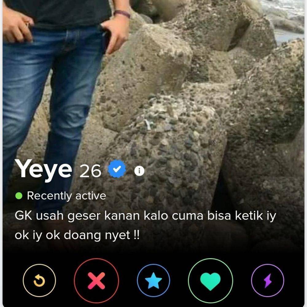 bio profil Tinder kocak (twitter.com/bertinder)