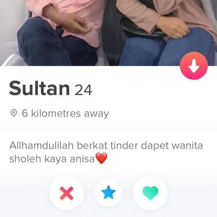 bio profil Tinder kocak (twitter.com/bertinder)