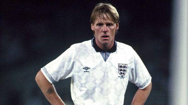 Mantan pesepak bola asal Inggris, Stuart Pearce, saat masih tampil membela timnas Inggris. (Twitter.com/England)