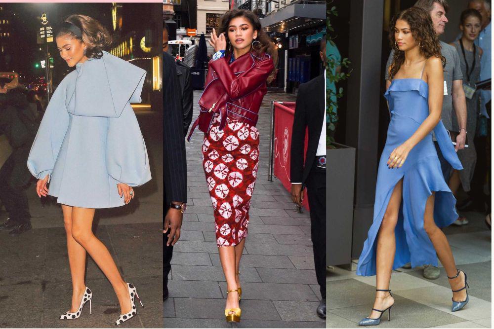 10 Inspirasi Ragam High Heels ala Zendaya, Classy nan Chic