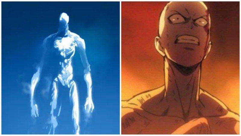 God (kiri) dan Saitama (kanan). (Dok. Shueisha dan Dok. Madhouse)