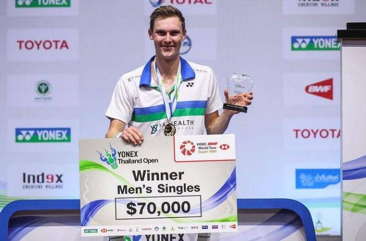 Viktor Axelsen, juara Thailand Open 2020 (instagram.com/viktoraxelsen)