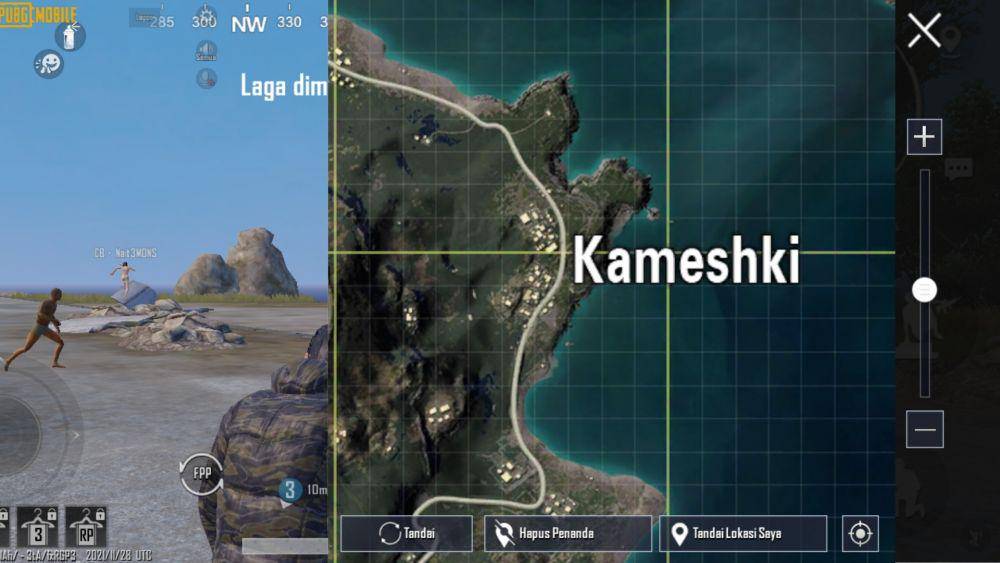 Kameshki di map Erangel (dok. Proxima Beta/PUBG Mobile)