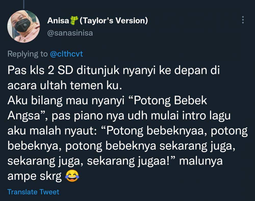 Kisah malu netizen bikin ngakak. (twitter.com/sanasinisa)