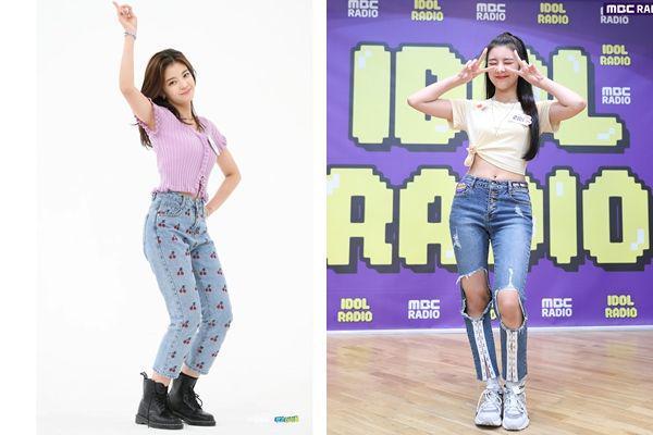 13 Inspirasi Gaya Kasual Lia ITZY dengan Celana Jeans
