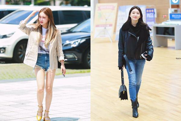 13 Gaya Kasual Kim Chungha dengan Outer, Trendi Buat OOTD!